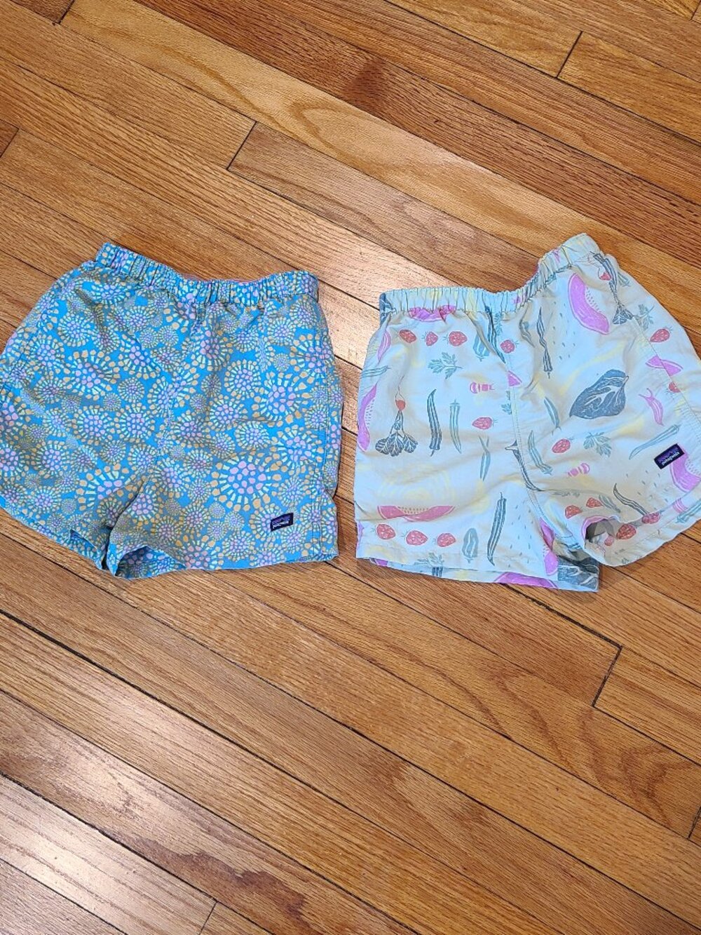 Patagonia Baby Baggies Shorts Bundle 5T Quick Dry Swim Trunks Lot of 2